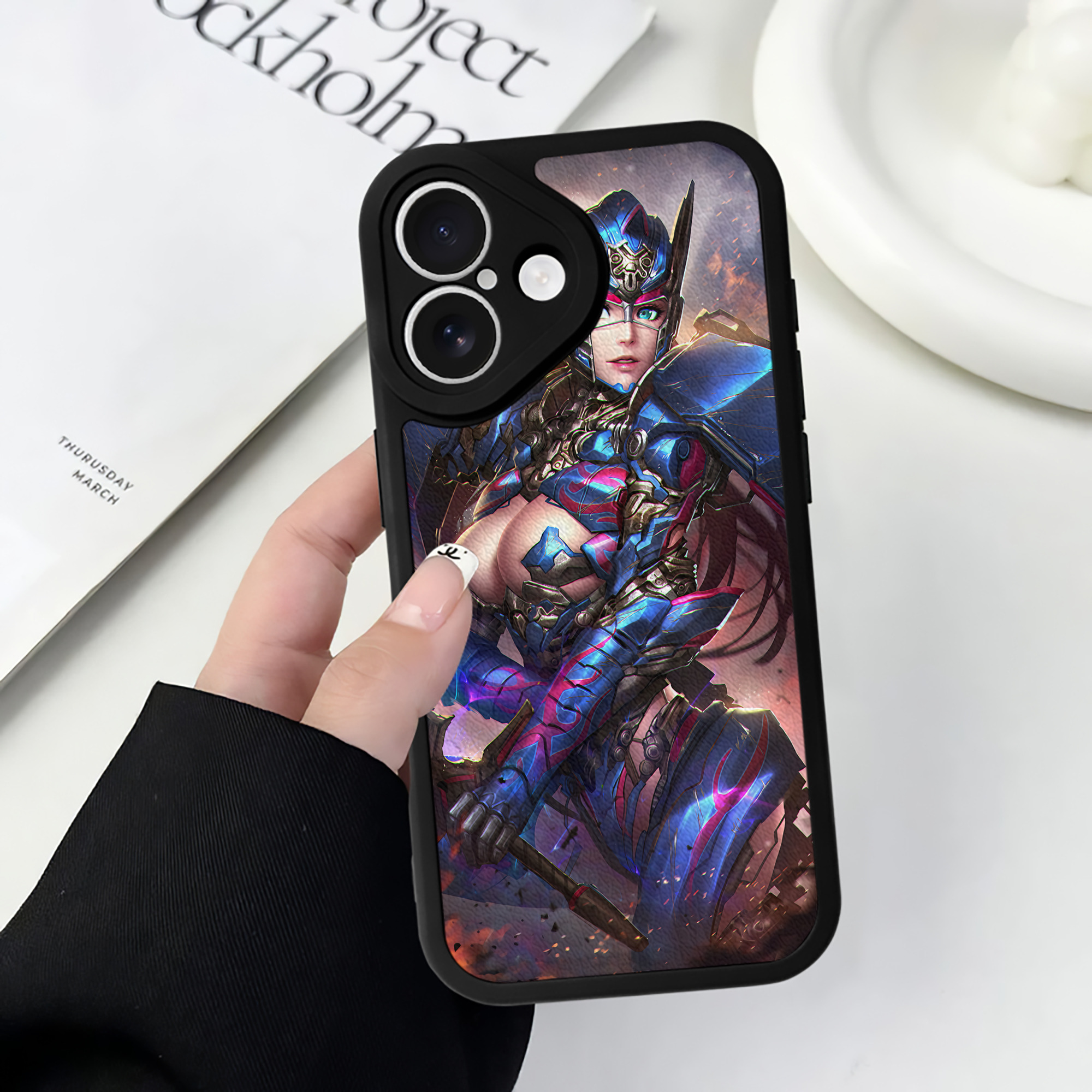 （画像用） Transformers トランスフォーマー 【iPhone 16シリーズ対応】シリコンスマホケース（レザー調） 材質：シリコン